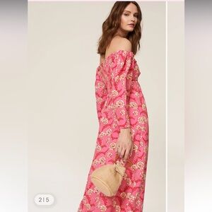 A.L.C. Pink Floral Long Sleeve Dress